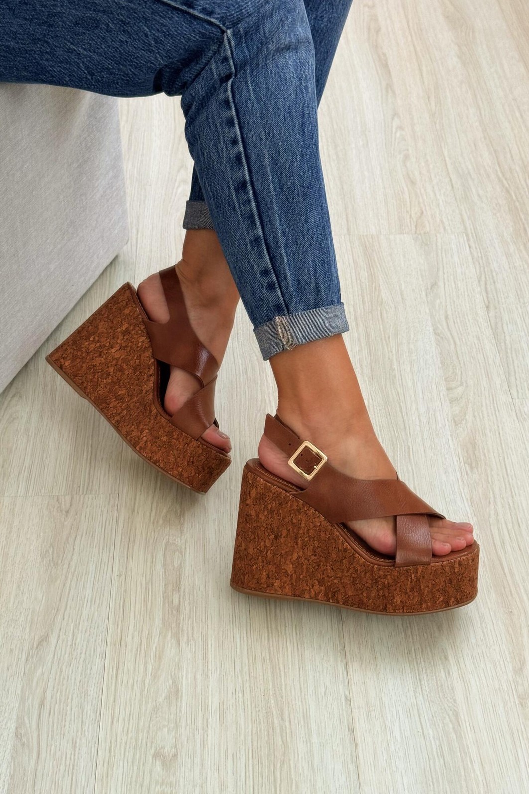 Sandália Demi Caramelo Sandália Demi Caramelo