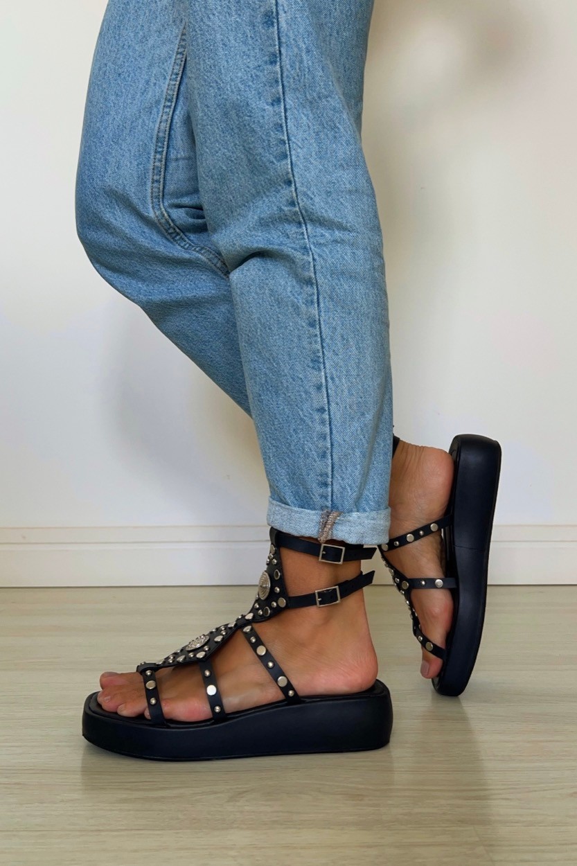 Sandália Alana Preto