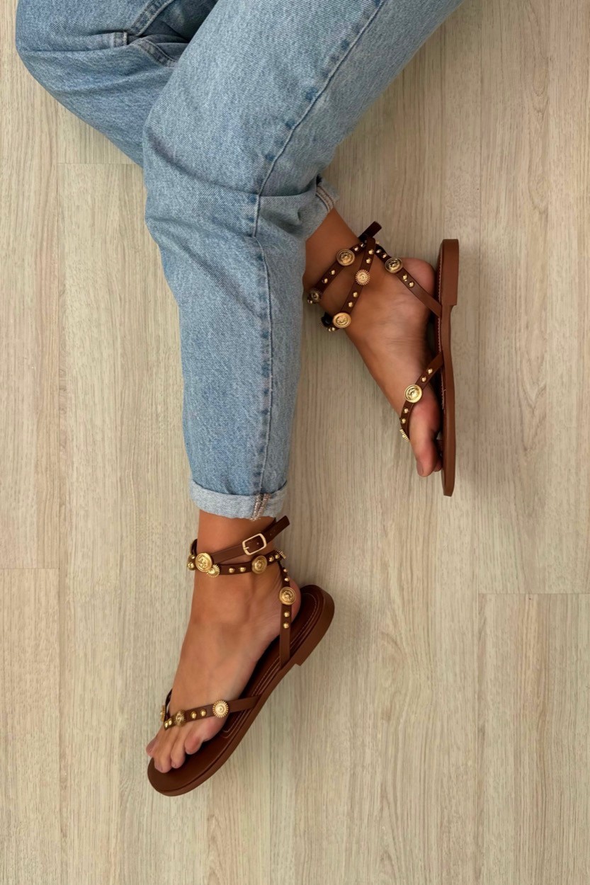 Sandália Luna Camel Sandália Luna Camel