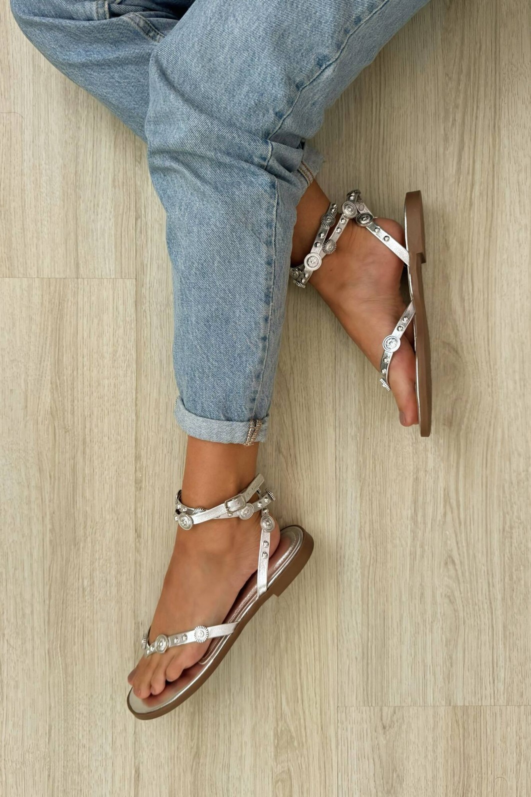 Sandália Luna Silver Sandália Luna Silver