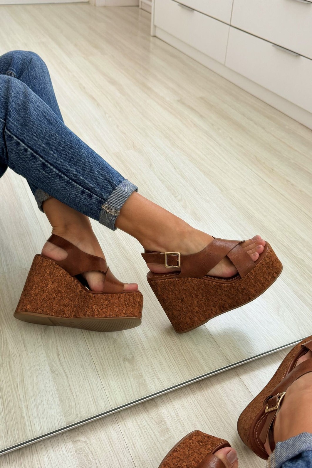 Sandália Demi Caramelo Sandália Demi Caramelo