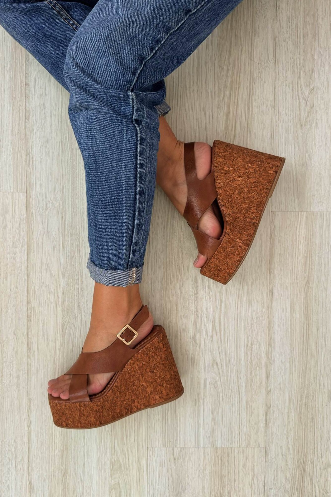 Sandália Demi Caramelo Sandália Demi Caramelo