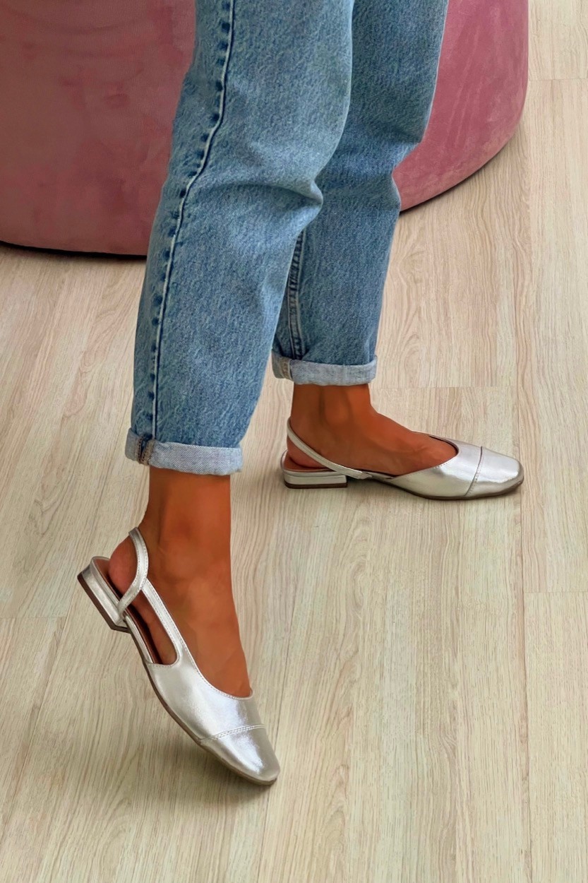 Flat Julie Silver Flat Julie Silver