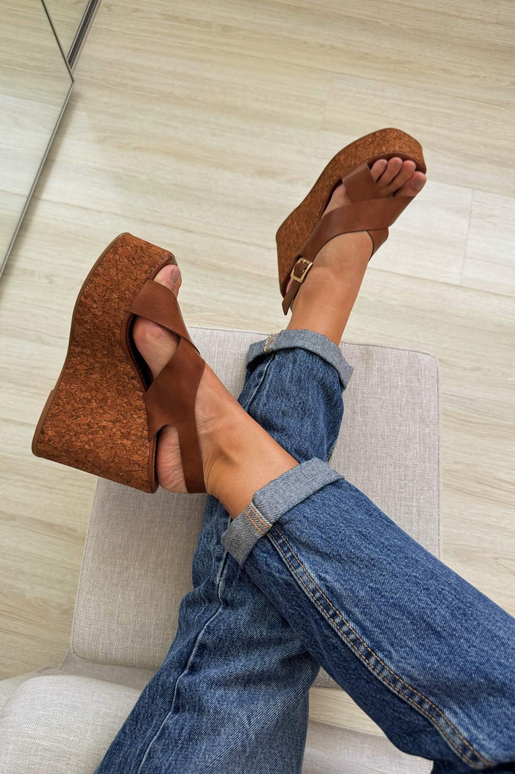 Sandália Demi Caramelo Sandália Demi Caramelo