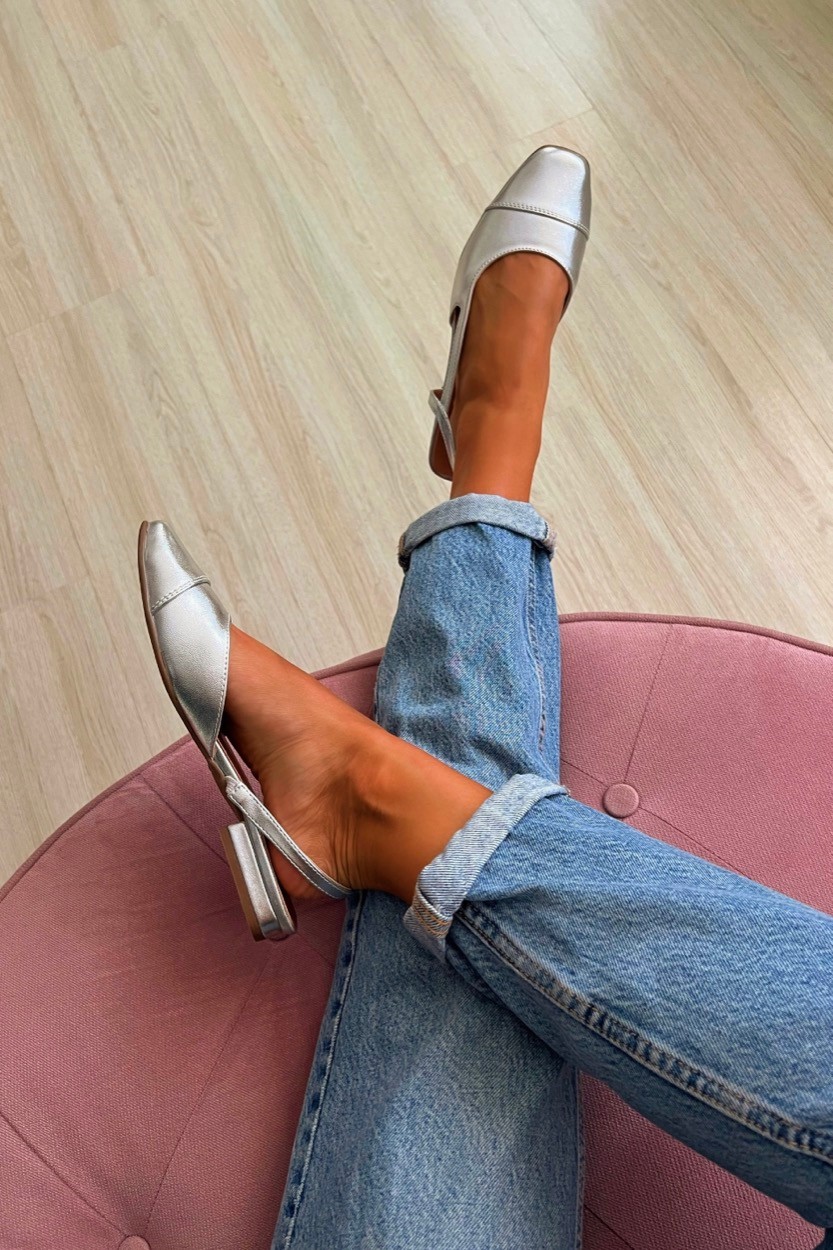 Flat Julie Silver Flat Julie Silver