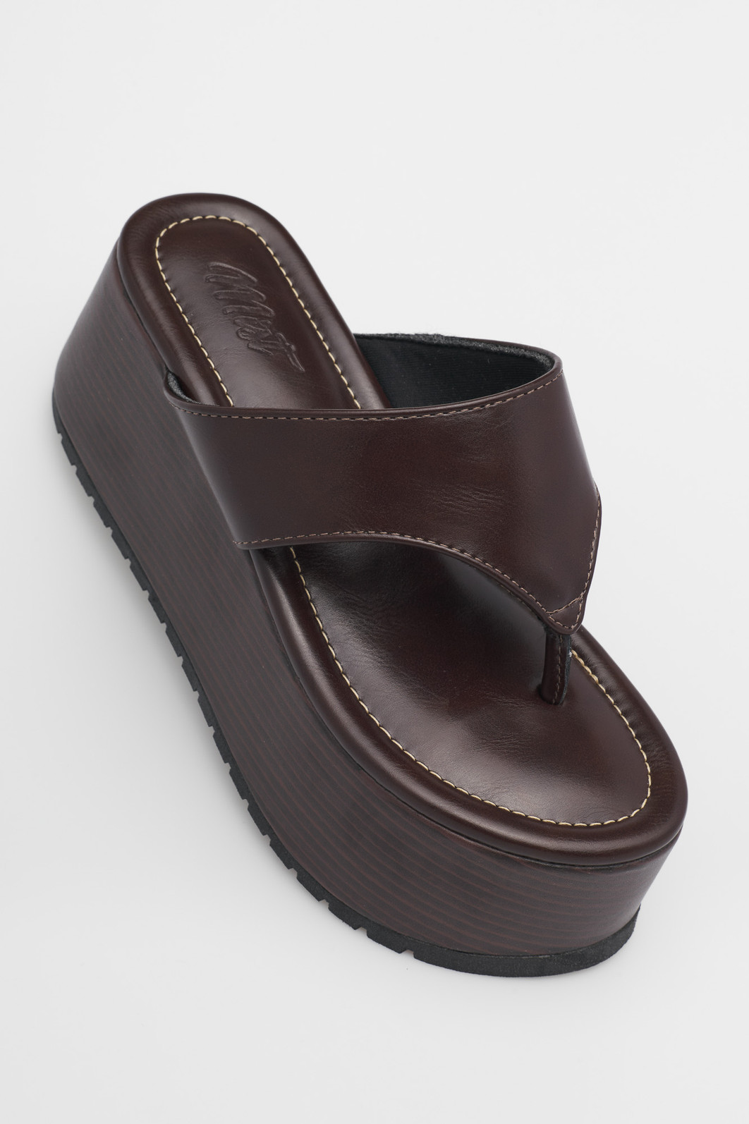 Tamanco Flatform Camila Café