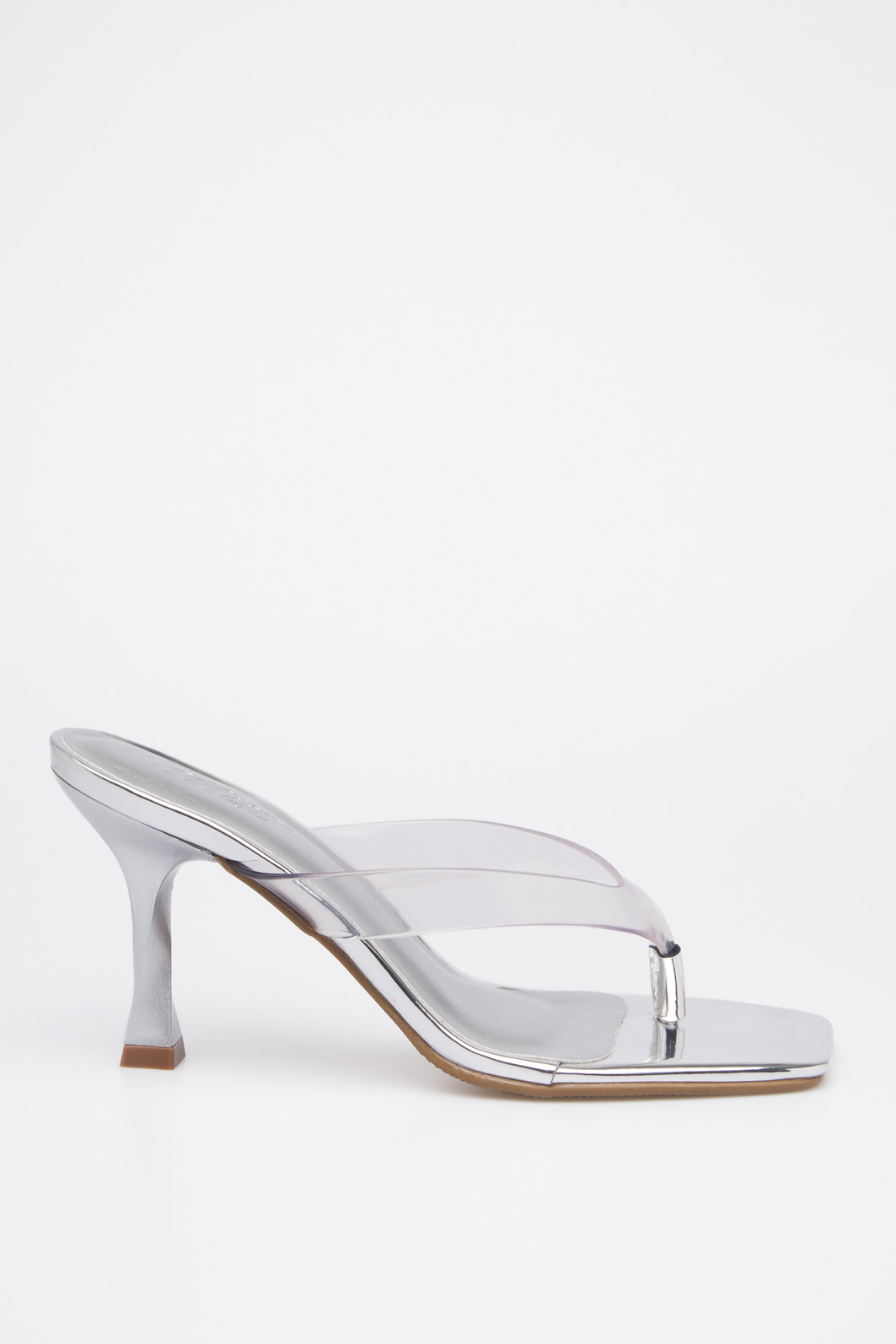 Tamanco Débora Vinil Silver