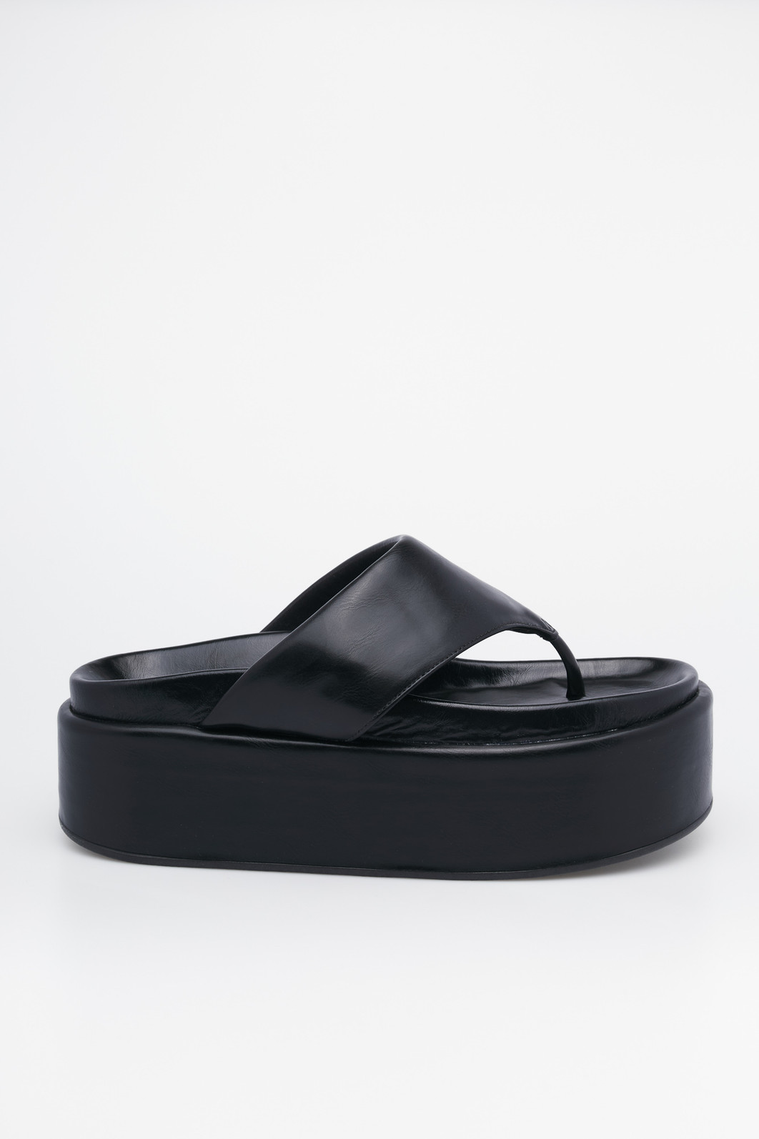 Flatform Deise Preto Chinelo Plataforma Feminina Mist