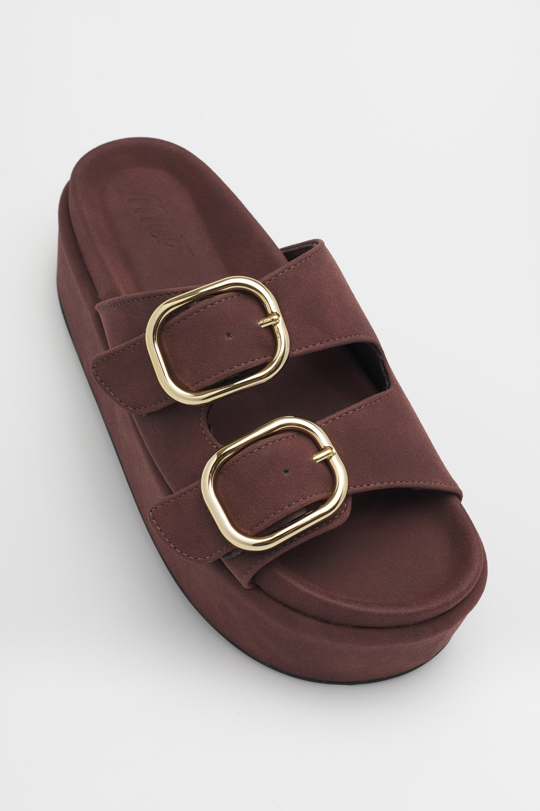 Papete Flatform Paola Marrom Papete Flatform Paola Marrom