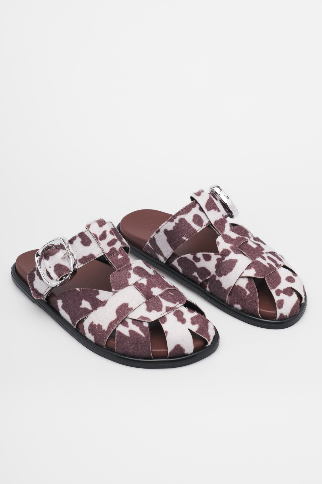 Mule Lorena Cow Estampa Animal Print