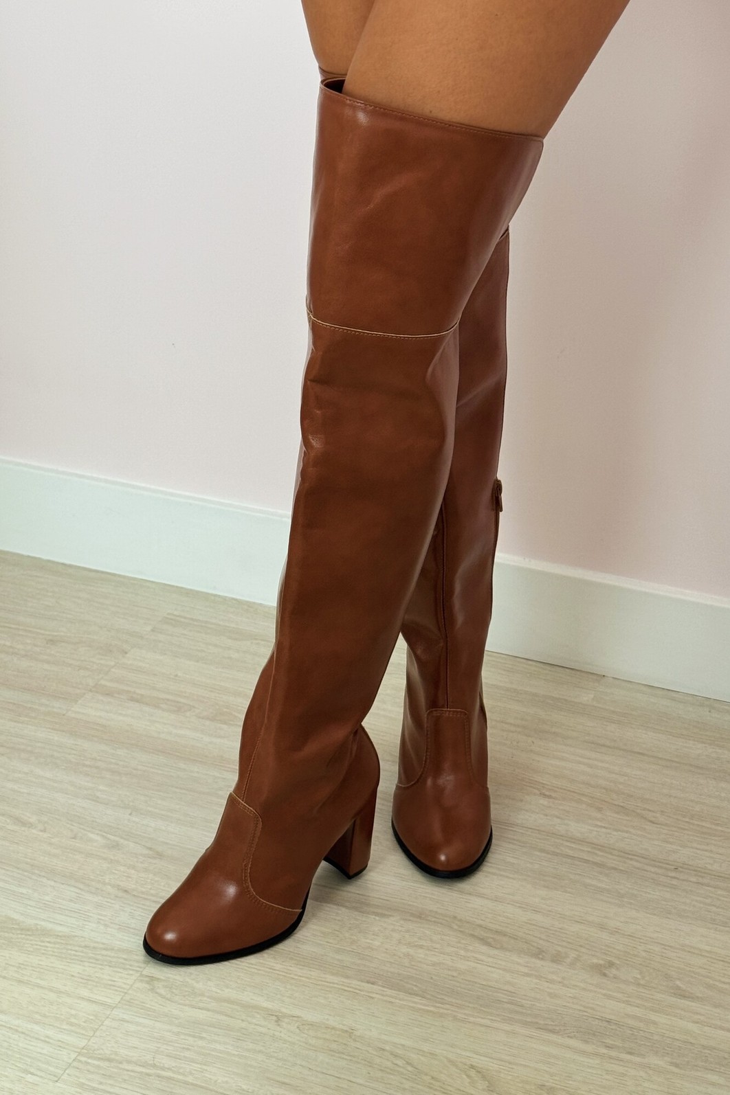 Bota Over Celina Caramelo Bota Over Celina Caramelo