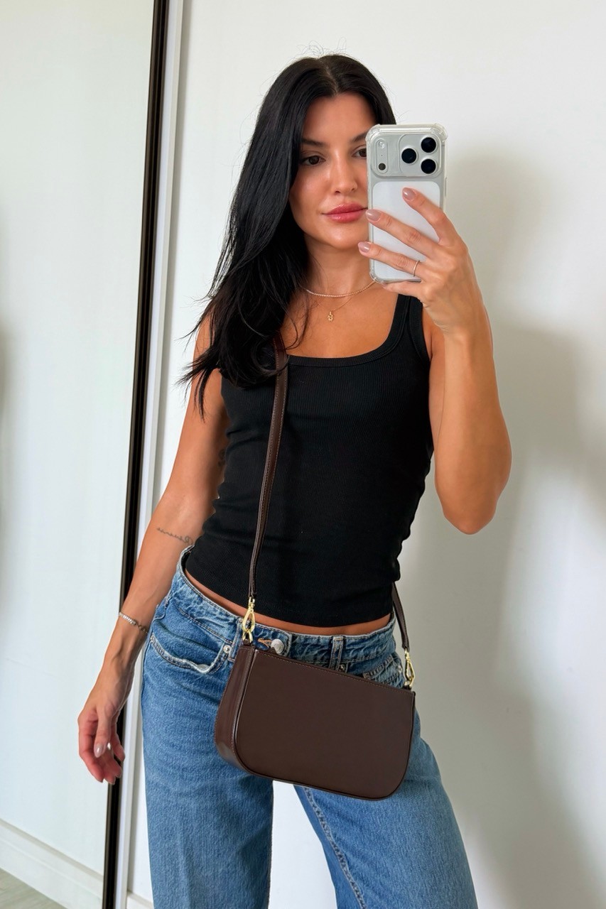 Bolsa Stela Café Shoulder Bag Bolsa Stela Café Shoulder Bag