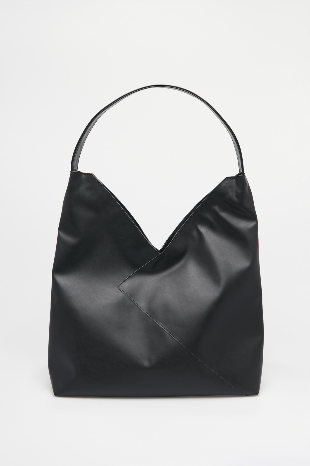 Bolsa Eva Preta Shopper Grande Minimalista