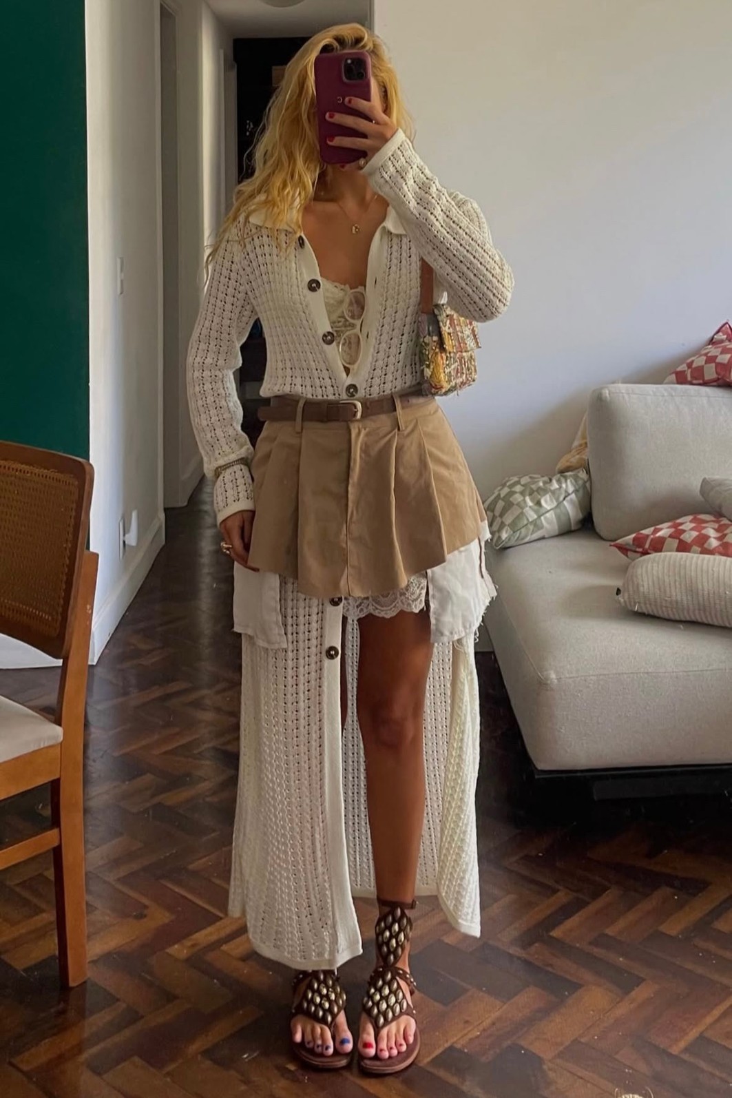 Sandália Sophia Marrom Sandália Sophia Marrom