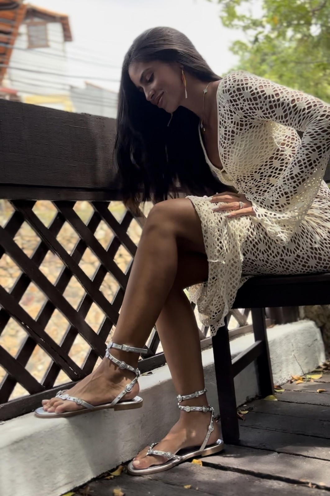 Sandália Luna Silver Sandália Luna Silver