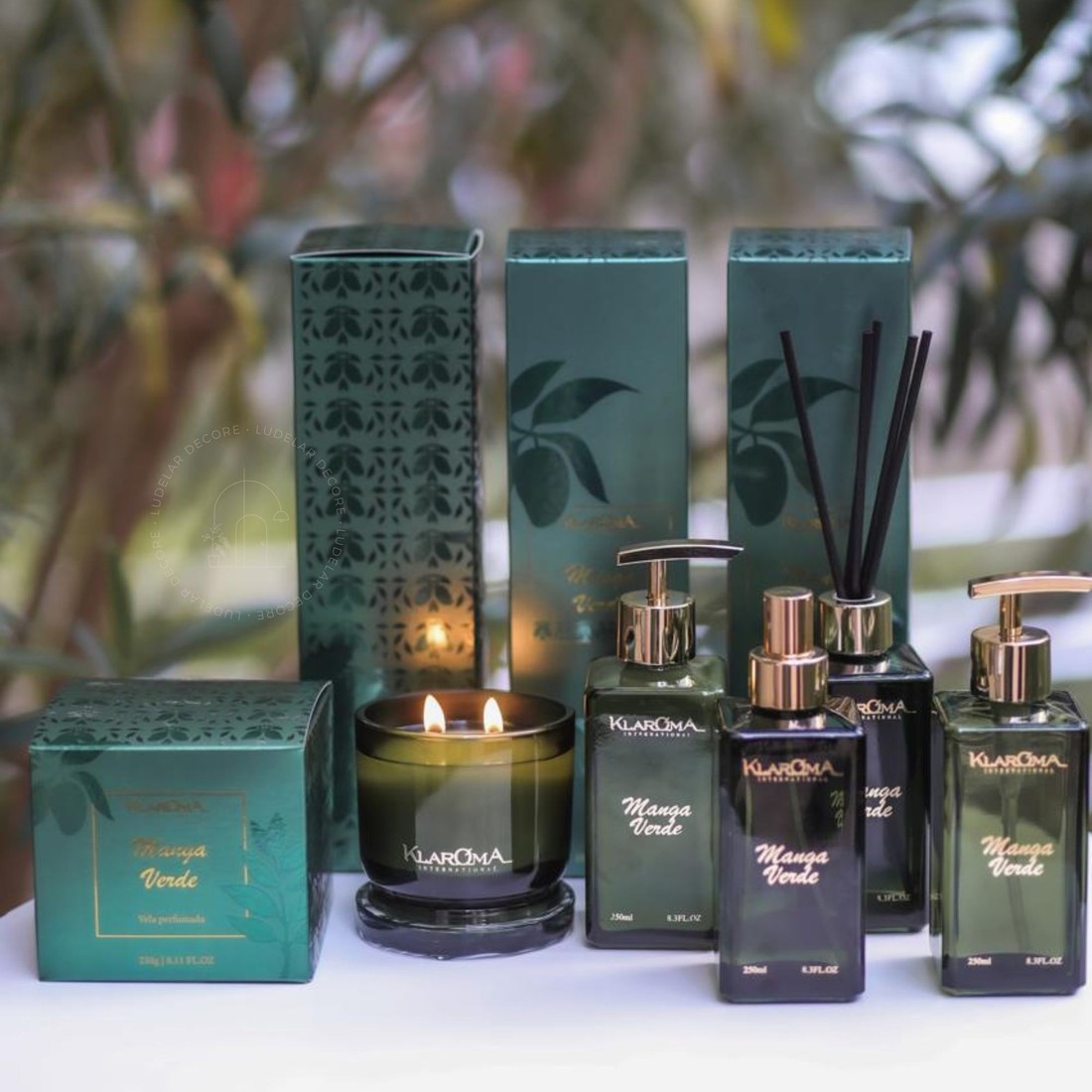 Difusor de Perfume Square Manga Verde - 250ml Difusor de Perfume Square Manga Verde - 250ml