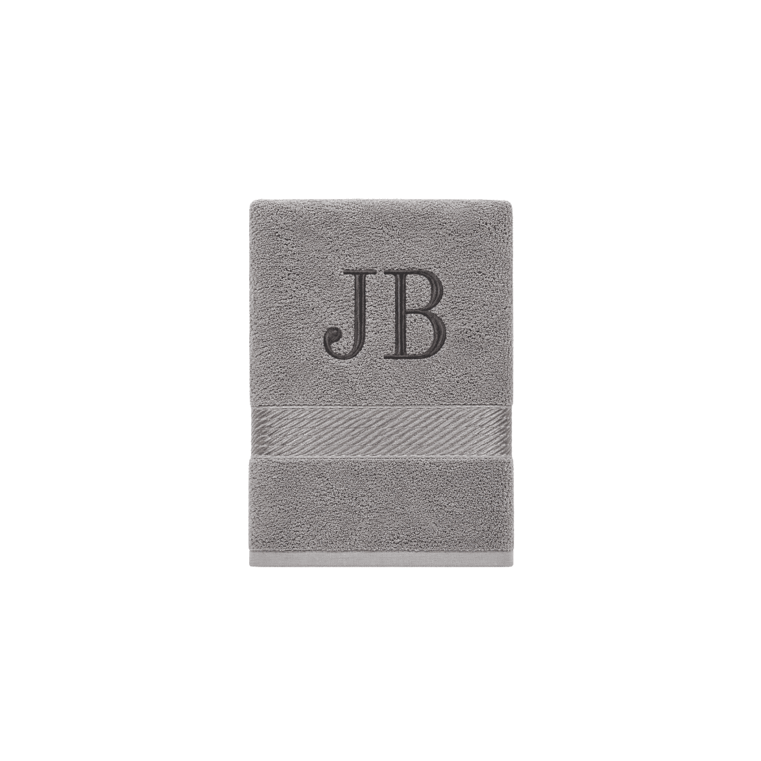 Toalha de Rosto 100% Algodão Döhler Prisma Cinza Toalha de Rosto 100% Algodão Döhler Prisma Cinza
