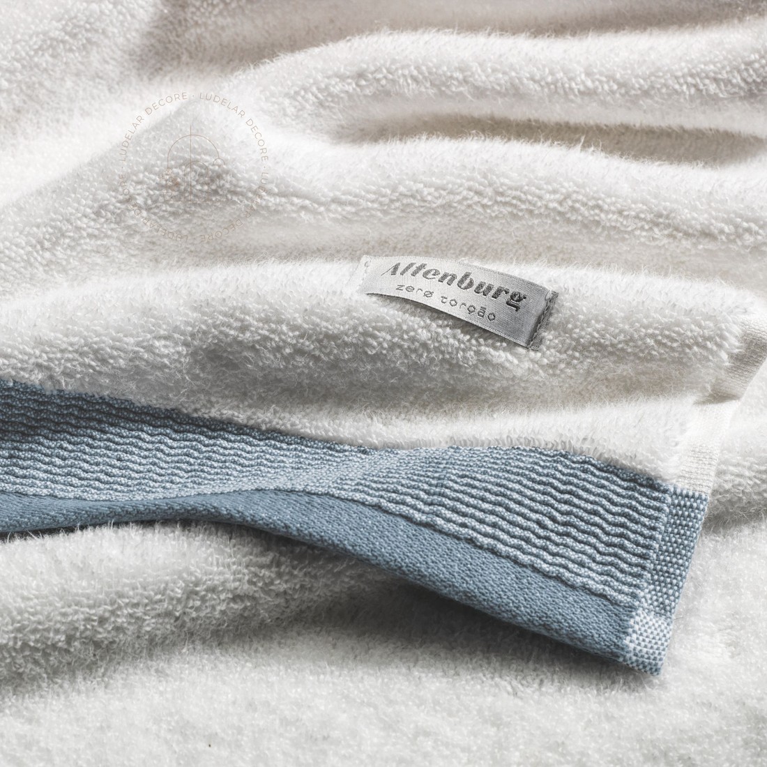 Jogo Toalha Banho e Rosto Serena Azul Jogo Toalha Banho e Rosto Serena Azul