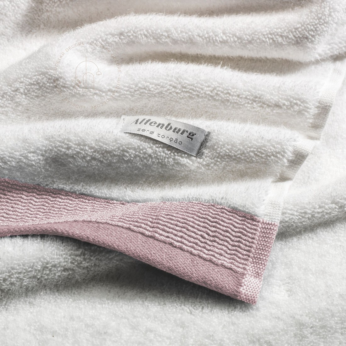 Toalha de Rosto 100% Algodão Serena Altenburg Rosa Toalha de Rosto 100% Algodão Serena Altenburg Rosa