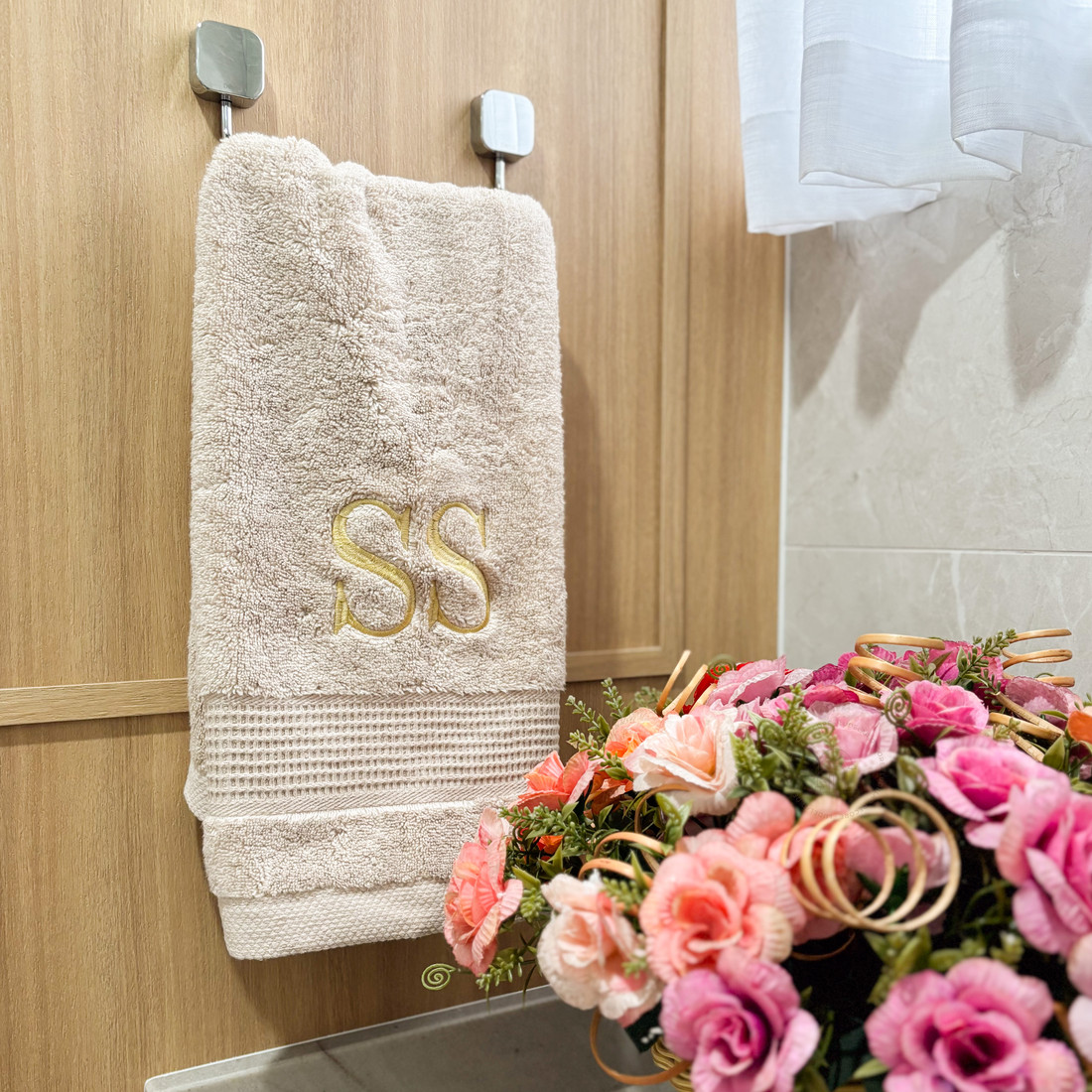 Toalha de Rosto 100% Algodão Vogue Altenburg Bege Toalha de Rosto 100% Algodão Vogue Altenburg Bege