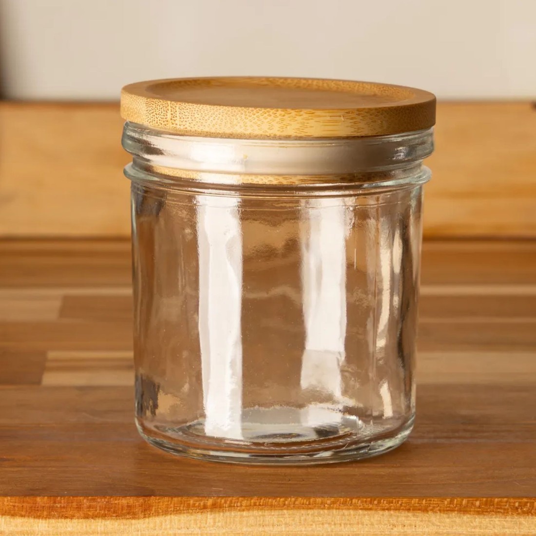 Porta Mantimento Renova c/ Tampa de Bambu 9 cm