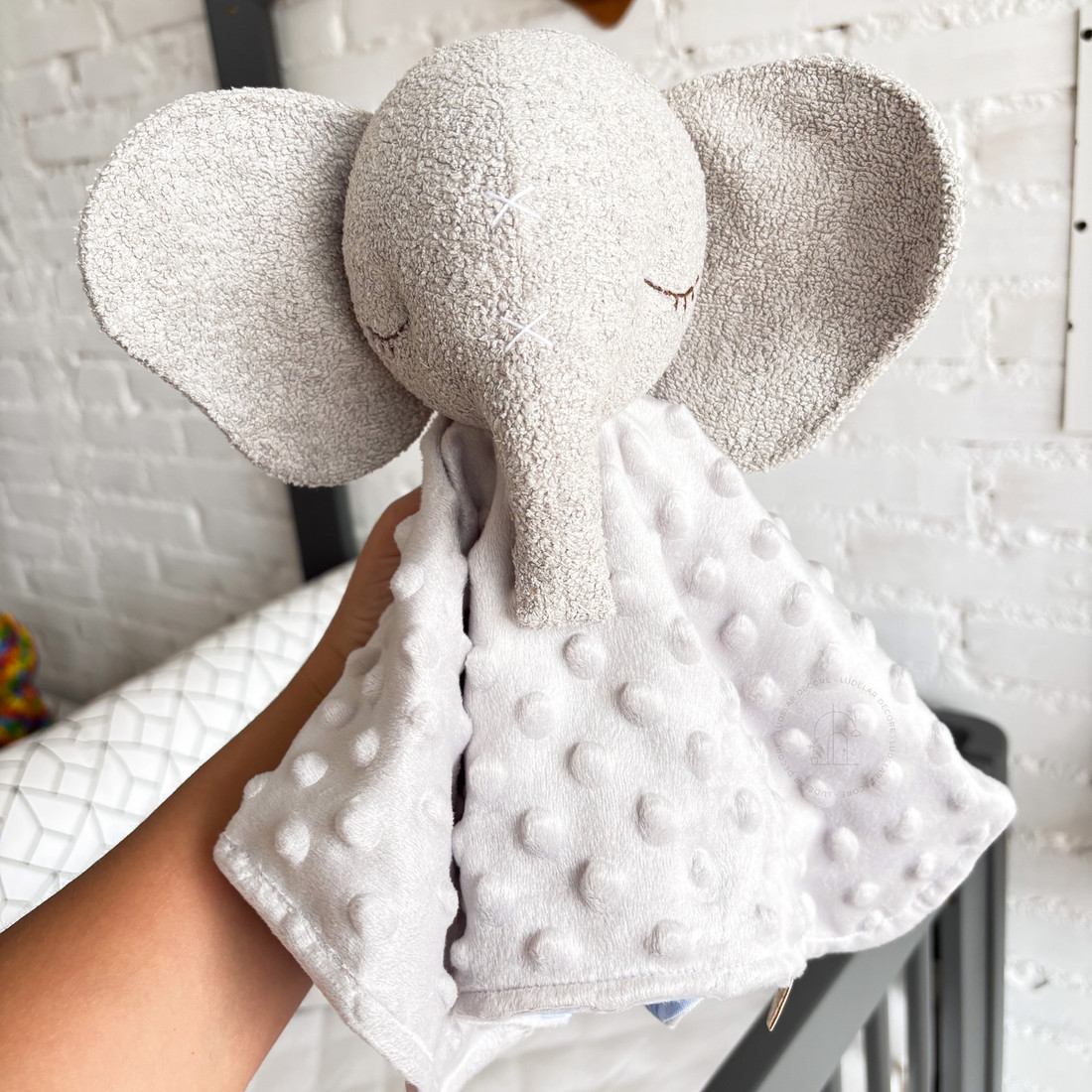 Naninha Elefantinho Azul - 35 cm Naninha Elefantinho Azul - 35 cm