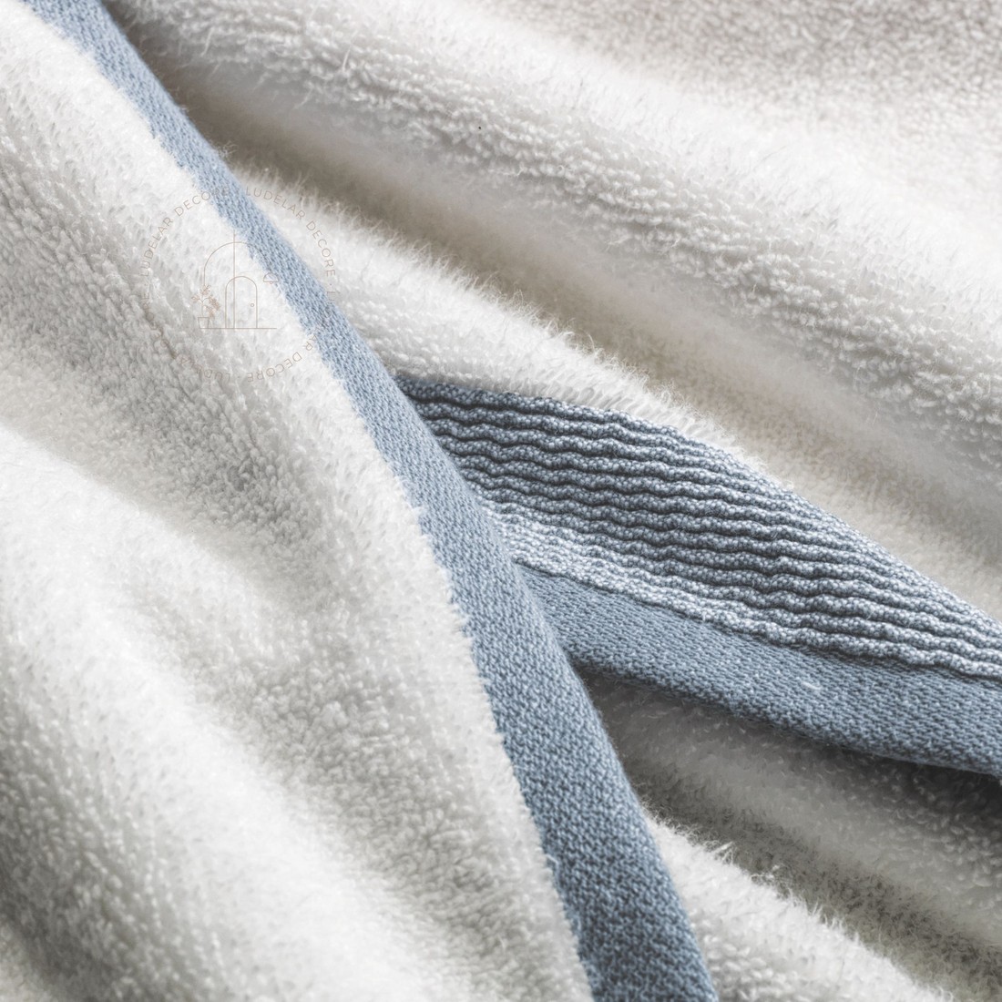 Jogo Toalha Banho e Rosto Serena Azul Jogo Toalha Banho e Rosto Serena Azul