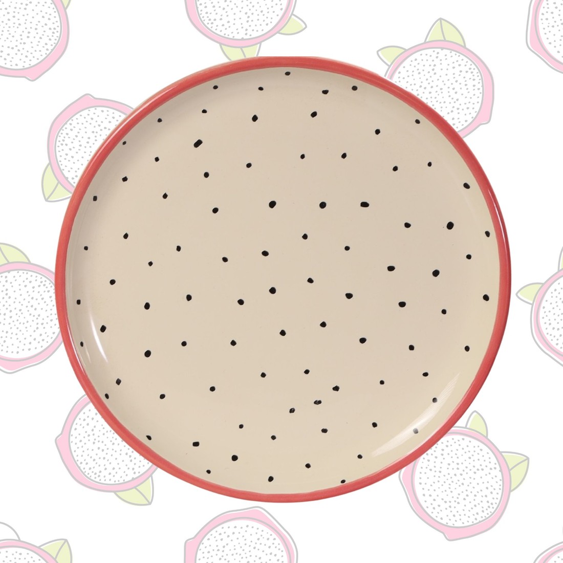 Prato de Sobremesa Pitaya - 23 cm Prato de Sobremesa Pitaya - 23 cm