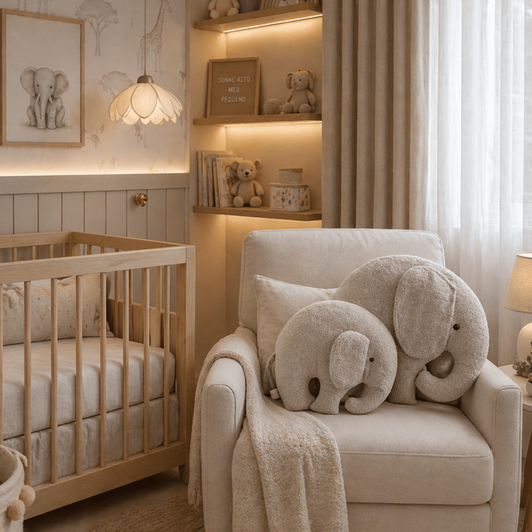 Almofada Infantil Elefante - P Almofada Infantil Elefante - P