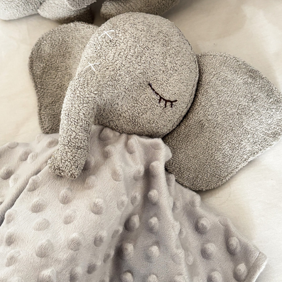 Naninha Elefantinho Azul - 35 cm Naninha Elefantinho Azul - 35 cm