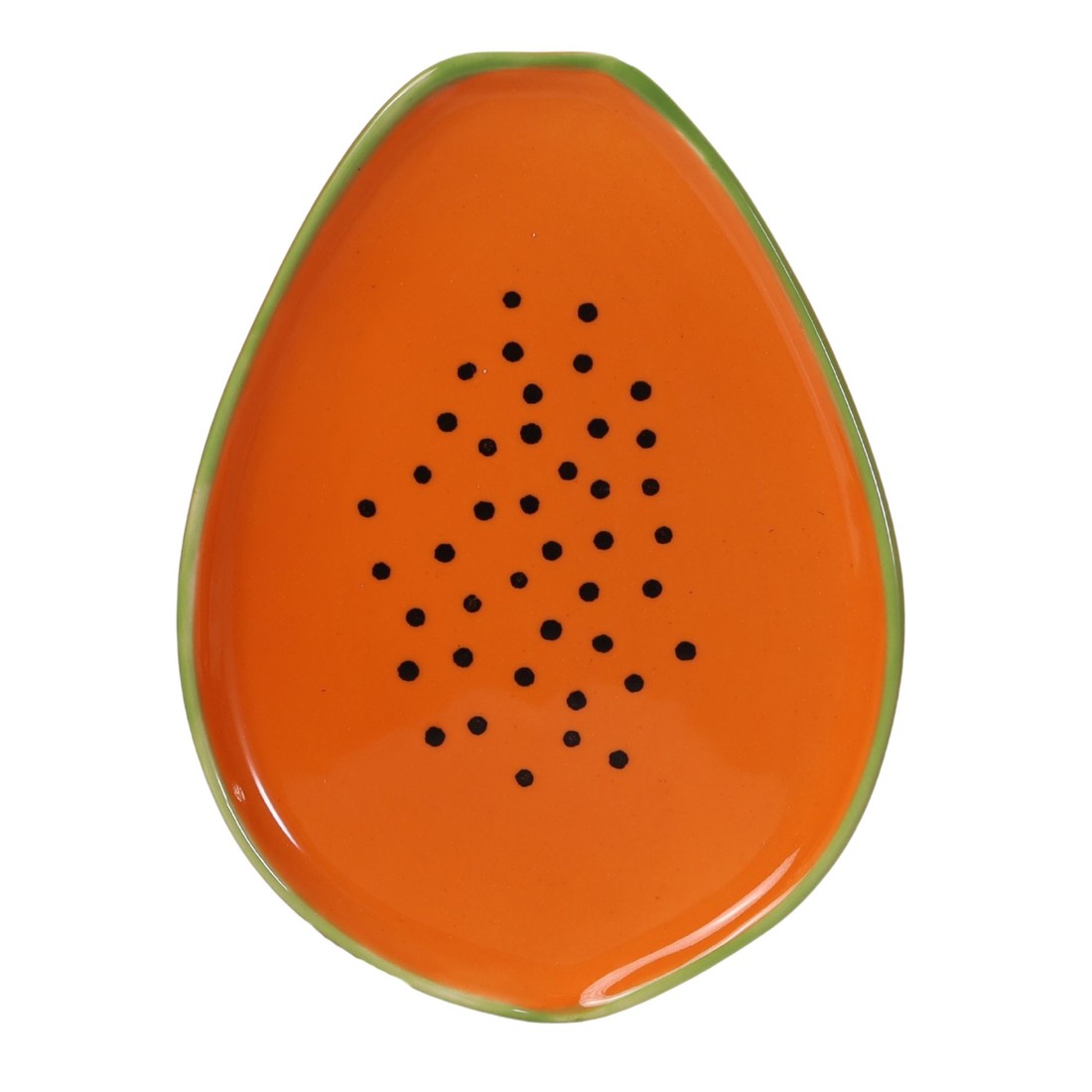 Prato de Sobremesa Mamão - 24 cm Prato de Sobremesa Mamão - 24 cm