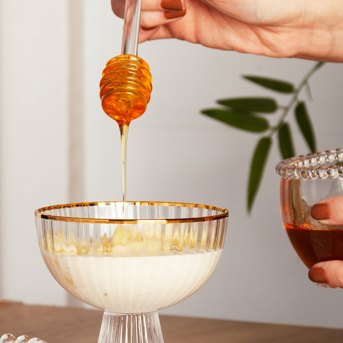 Meleira com Pegador Cristal Pearl