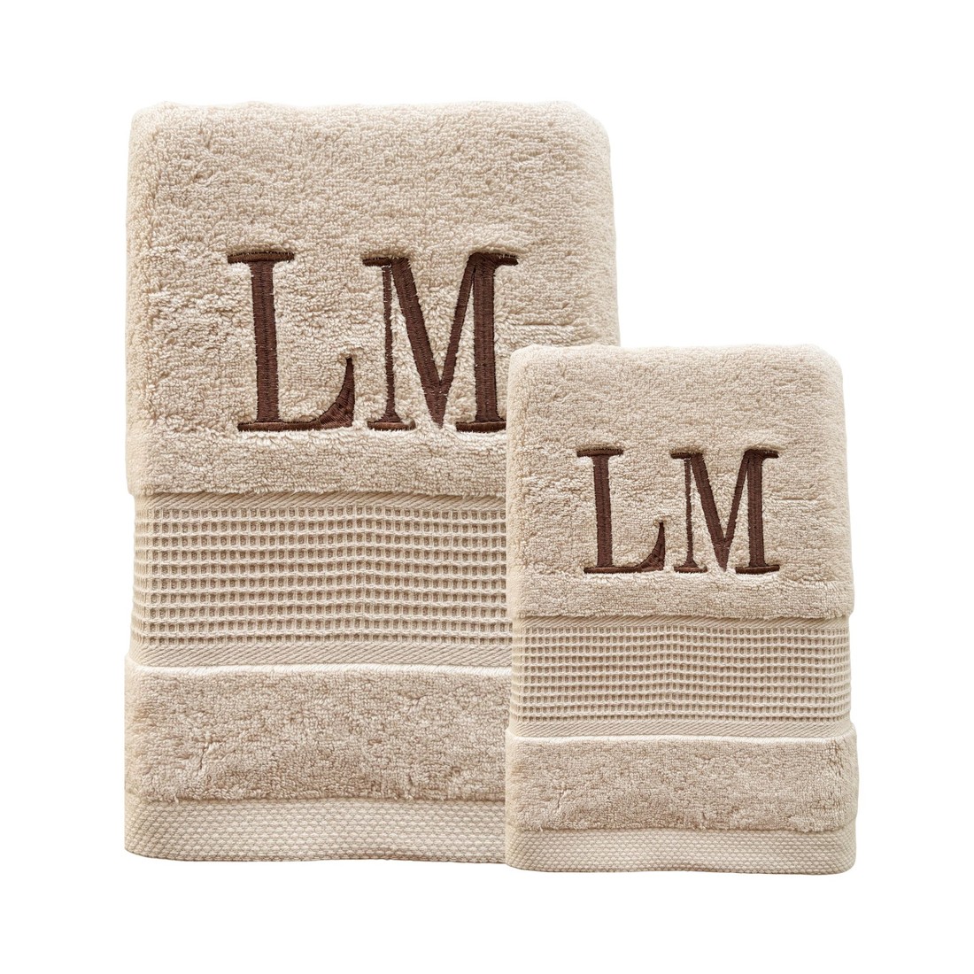 Jogo Toalha Banho e Rosto Vogue Bege Jogo Toalha Banho e Rosto Vogue Bege