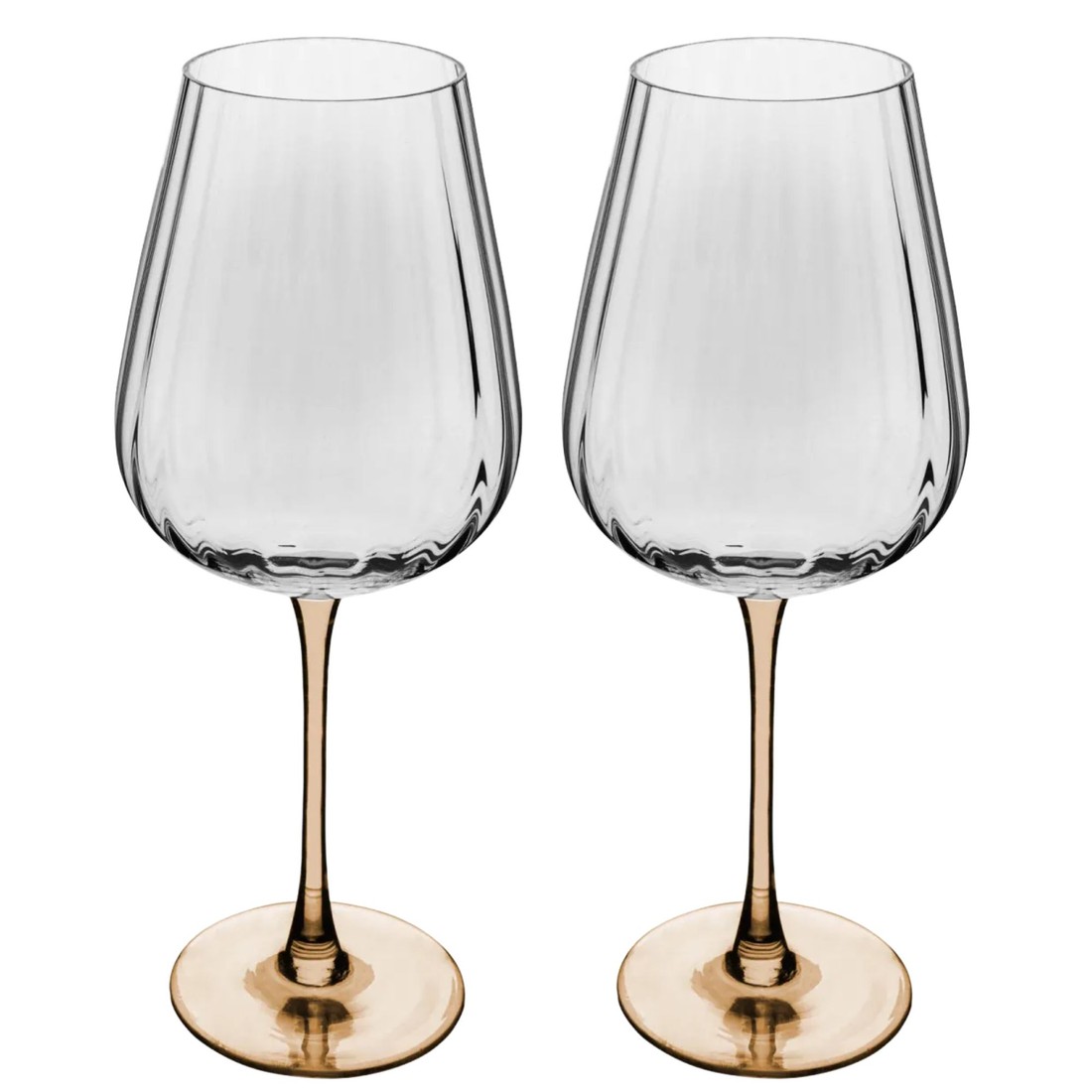 Cj 2 Taças de Vinho c/ Haste Âmbar Classic 560ml Cj 2 Taças de Vinho c/ Haste Âmbar Classic 560ml