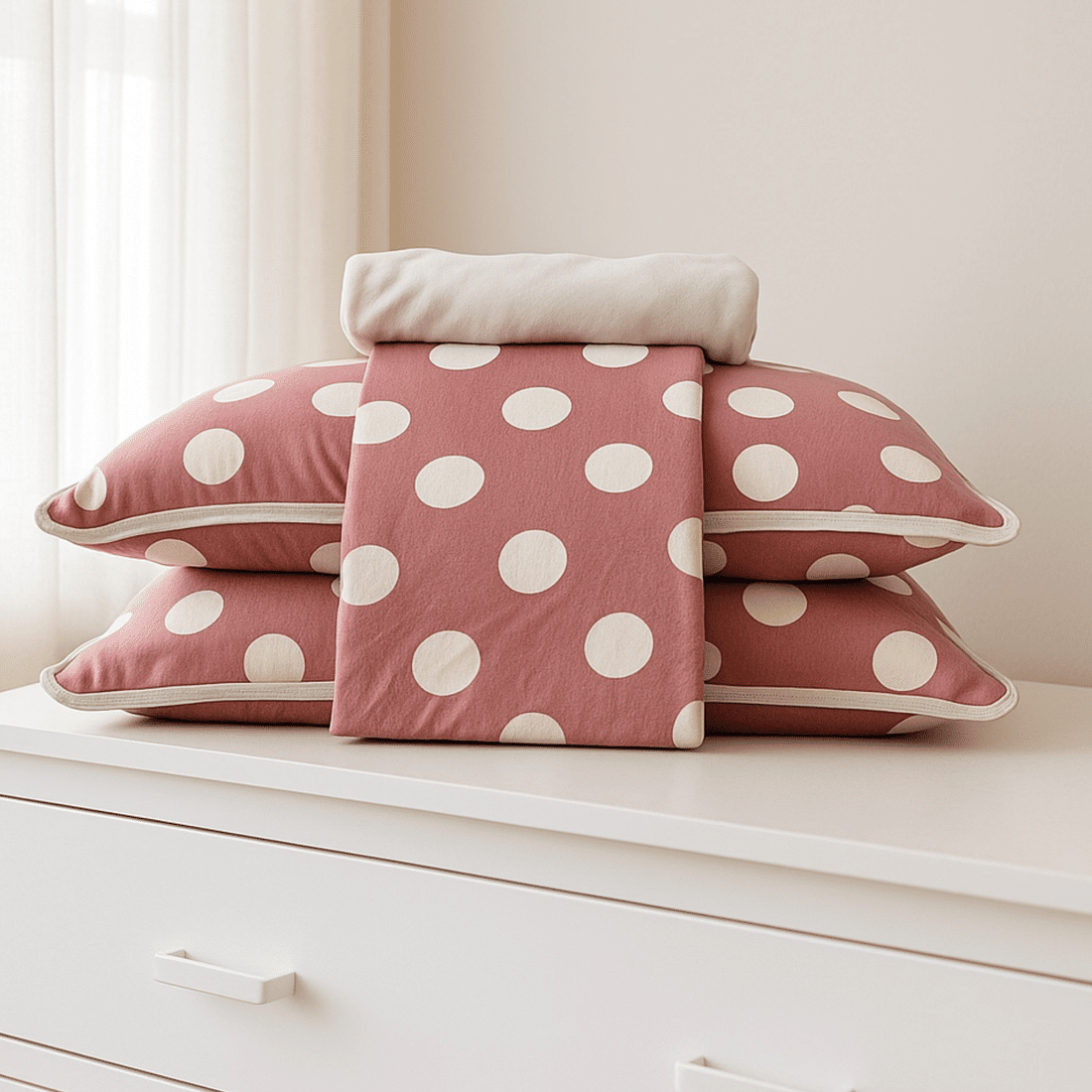 Jogo Duplo Malha Prime 4pc Casal Bege Jogo Duplo Malha Prime 4pc Casal Bege