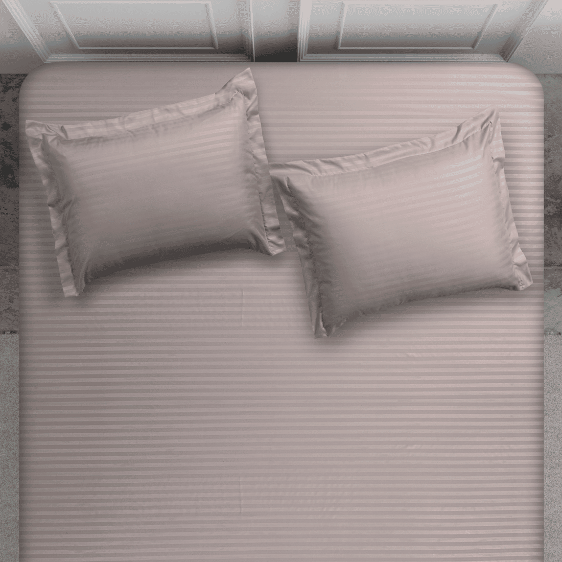 Jogo 2pc Solteiro Maquinetado Mocha Jogo 2pc Solteiro Maquinetado Mocha