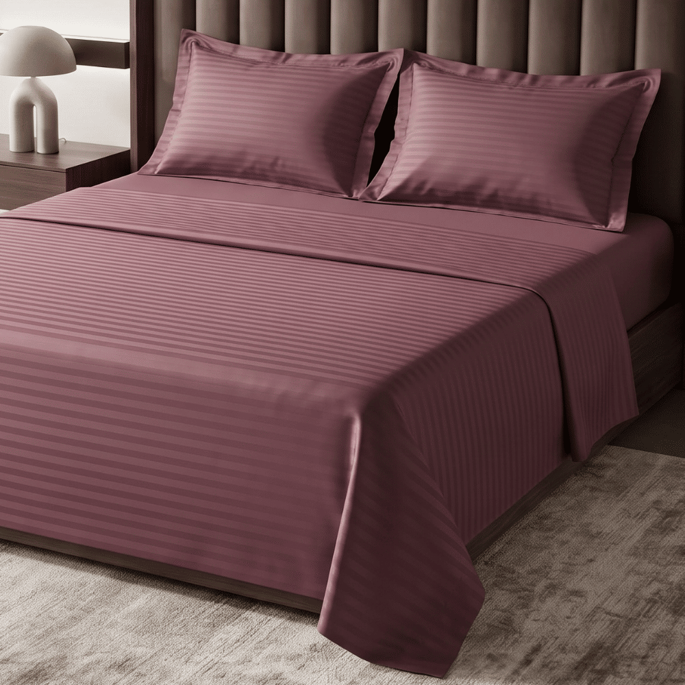 Lençol Avulso Maquinetado Casal Mauve — Haus Essentials Lençol Avulso Maquinetado Casal Mauve — Haus Essentials