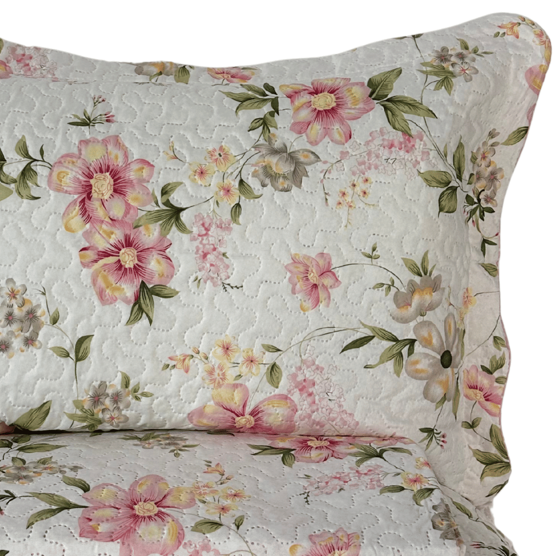 Kit Colcha Boutis King Primavera Kit Colcha Boutis King Primavera