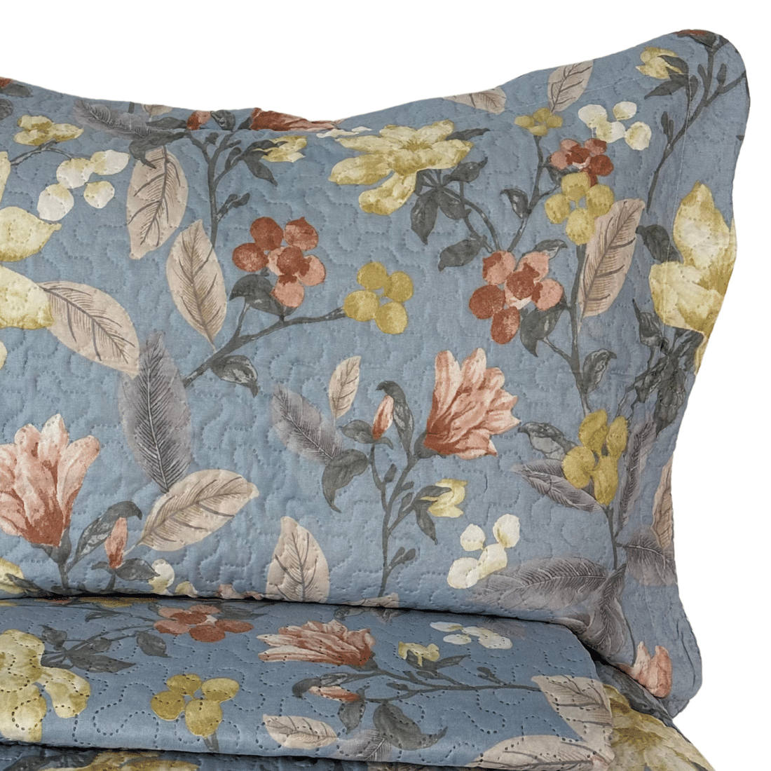 Kit Colcha Boutis Queen Natureza Kit Colcha Boutis Queen Natureza