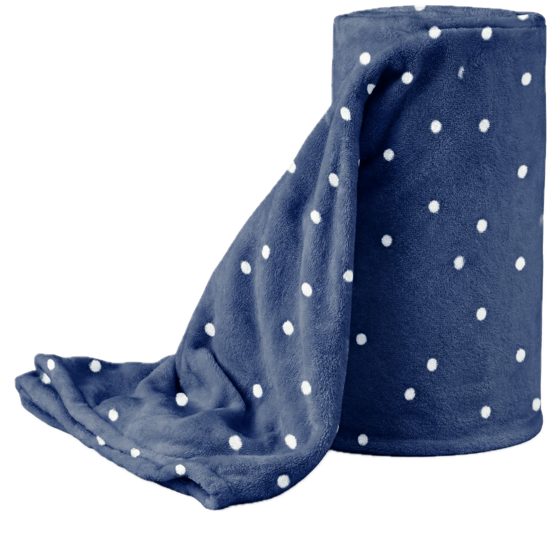 Manta Flannel Petit Poa Casal 180x240 Azul Manta Flannel Petit Poa Casal 180x240 Azul