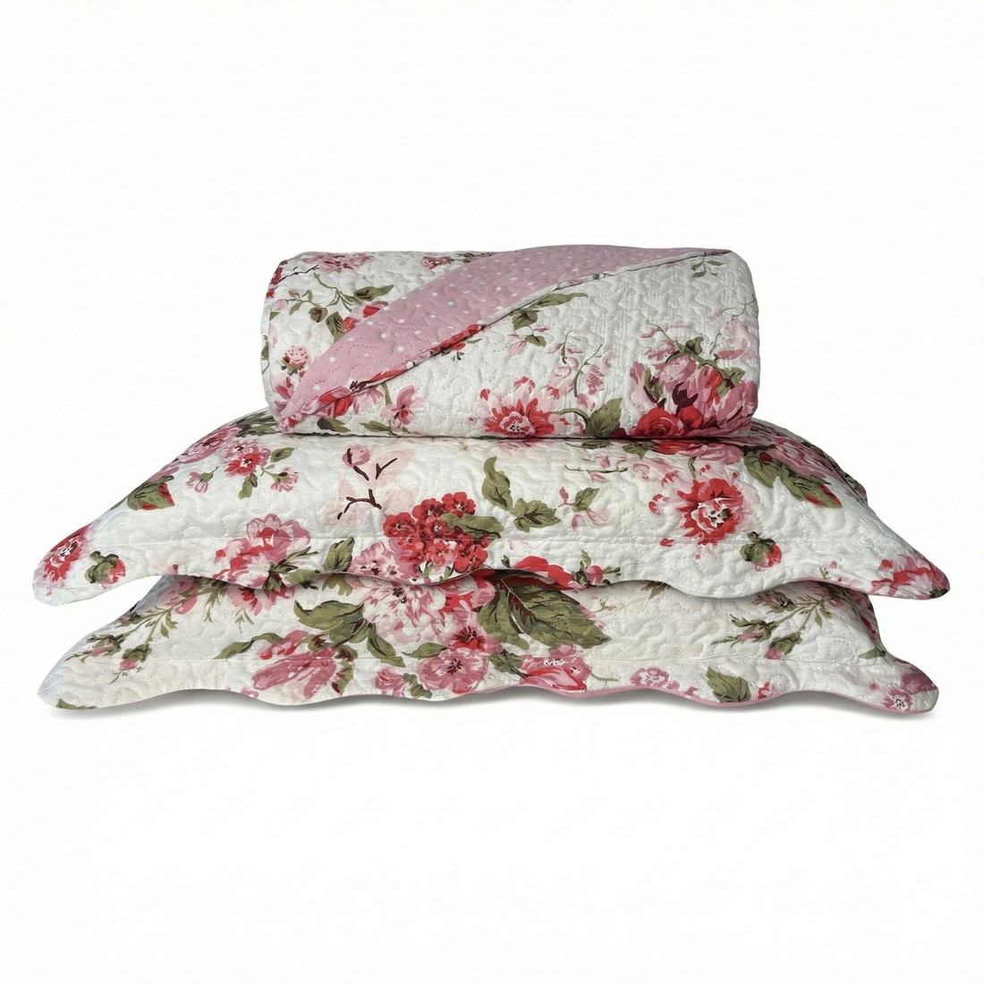 Kit Colcha Boutis Casal Santorini