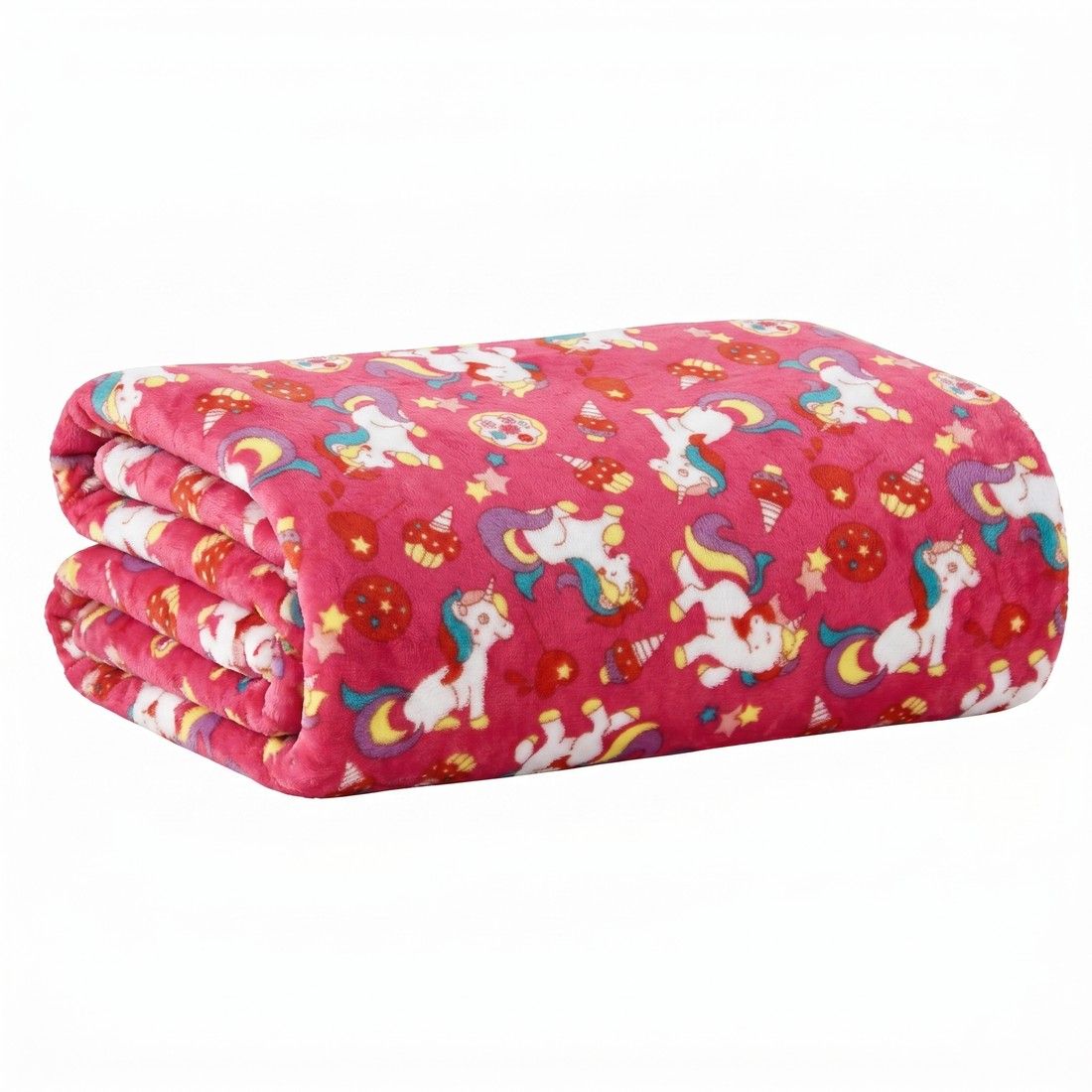 Manta Flannel Estampada Infantil Unicórnio Party — Haus Kinder