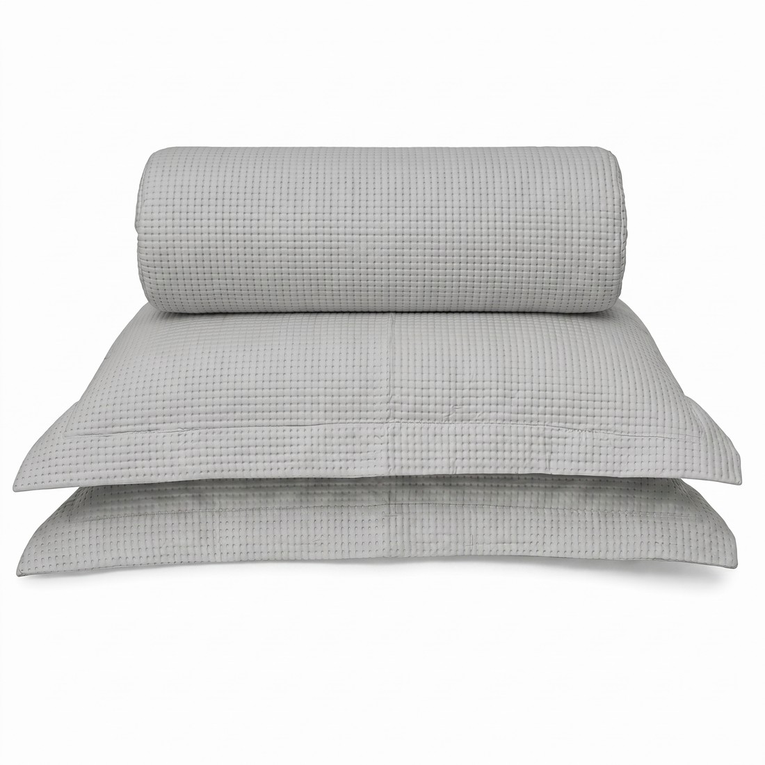 Kit Colcha Dots com Porta-Travesseiros Queen Mineral — Haus Living Kit Colcha Dots com Porta-Travesseiros Queen Mineral — Haus Living
