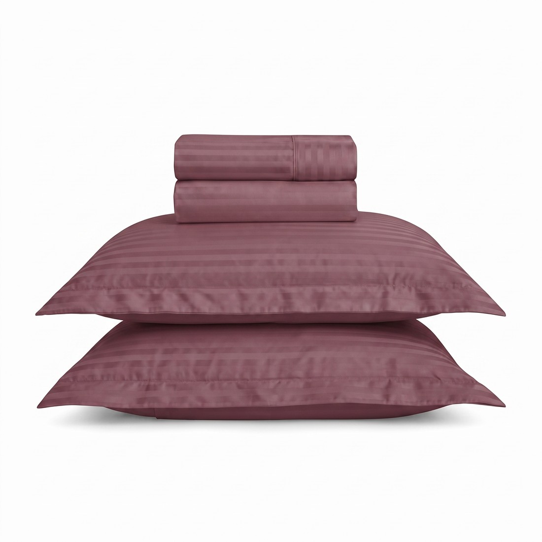 Jogo de Cama Maquinetado 4 Peças Casal Mauve — Haus Essentials Jogo de Cama Maquinetado 4 Peças Casal Mauve — Haus Essentials