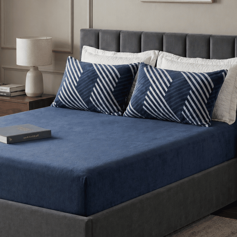 Jogo de Cama Plush 2 Peças Solteiro London — Haus Essentials Jogo de Cama Plush 2 Peças Solteiro London — Haus Essentials
