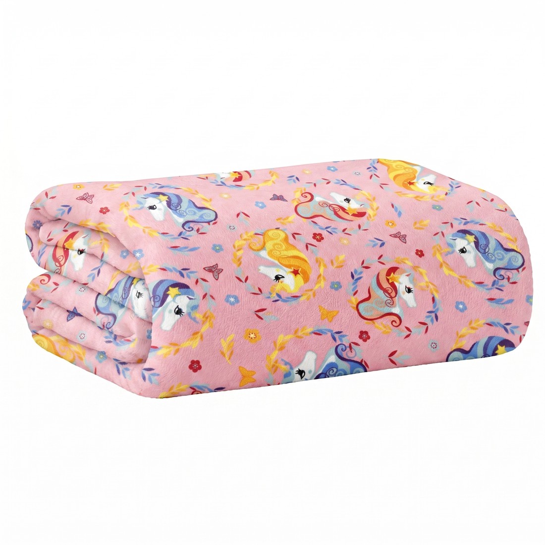 Manta Flannel Estampada Infantil Unicórnio Garden — Haus Kinder (Cópia)