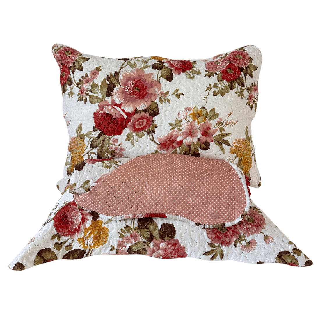 Kit Colcha Boutis Queen Florata