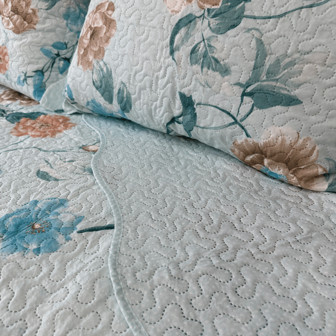 Kit Colcha Boutis King Orvalho