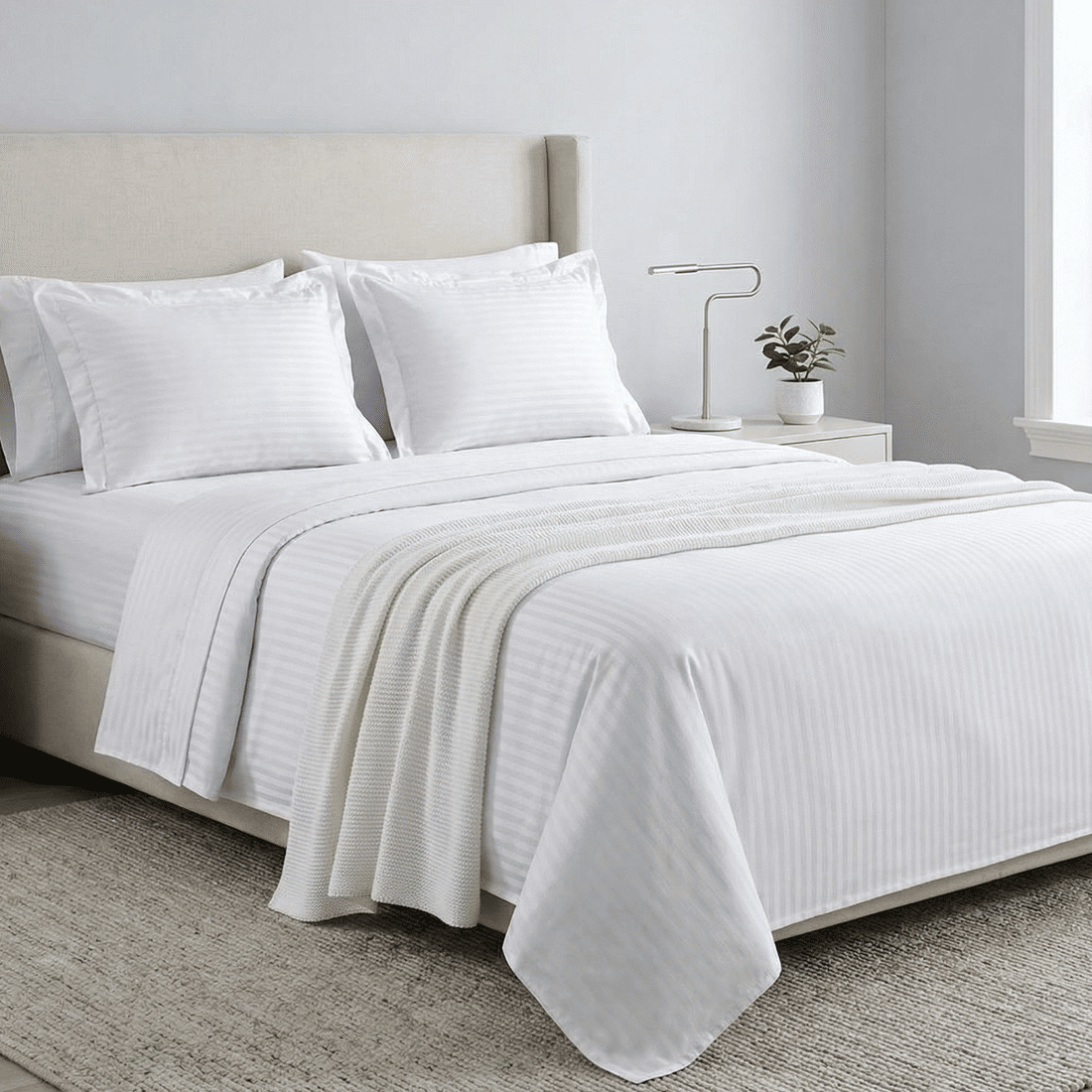 Lençol Avulso Maquinetado Solteiro Branco — Haus Essentials Lençol Avulso Maquinetado Solteiro Branco — Haus Essentials