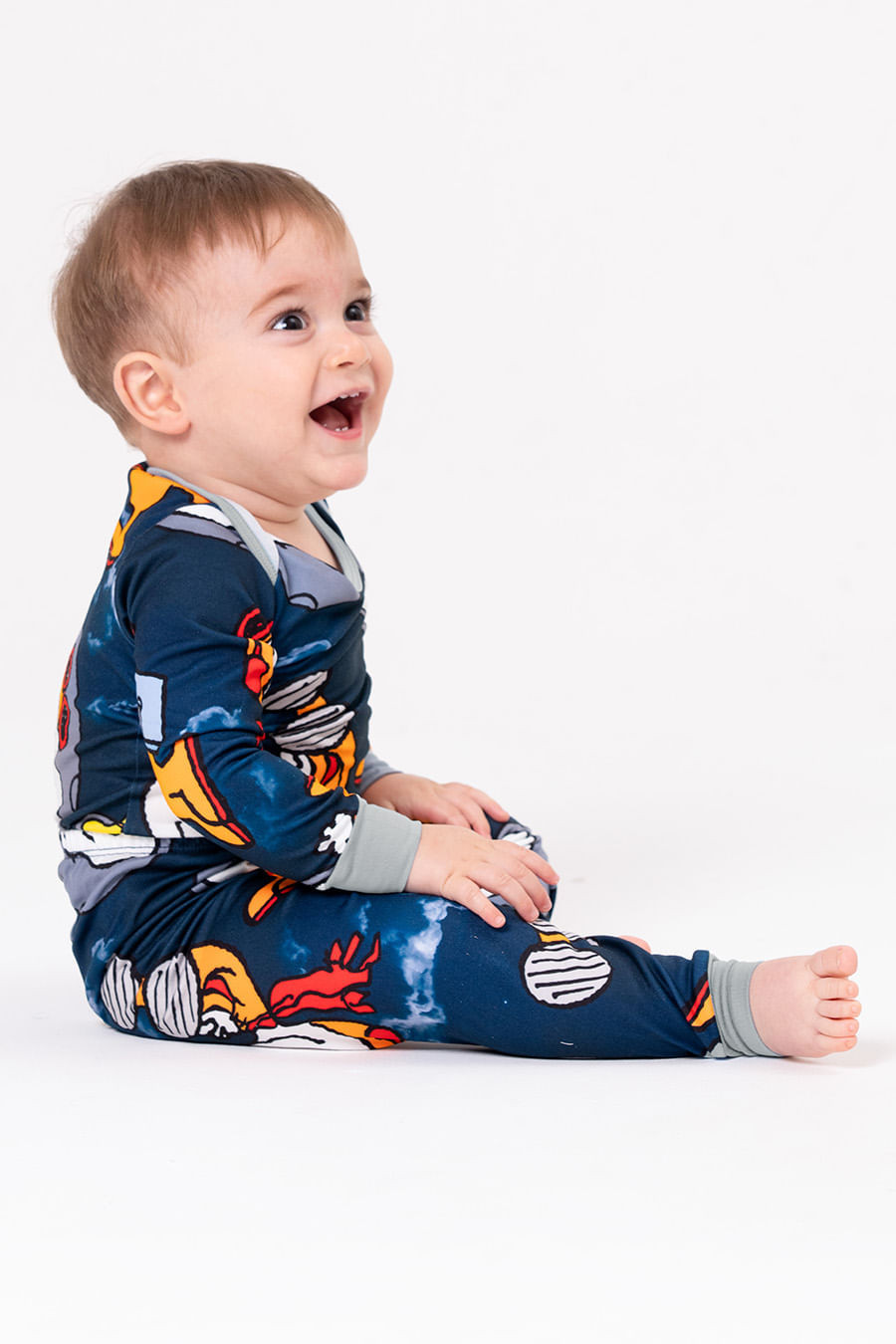 BODY + CALÇA BABY TOQUE DE PÊSSEGO - SNOOPY NAUTA BODY + CALÇA BABY TOQUE DE PÊSSEGO - SNOOPY NAUTA